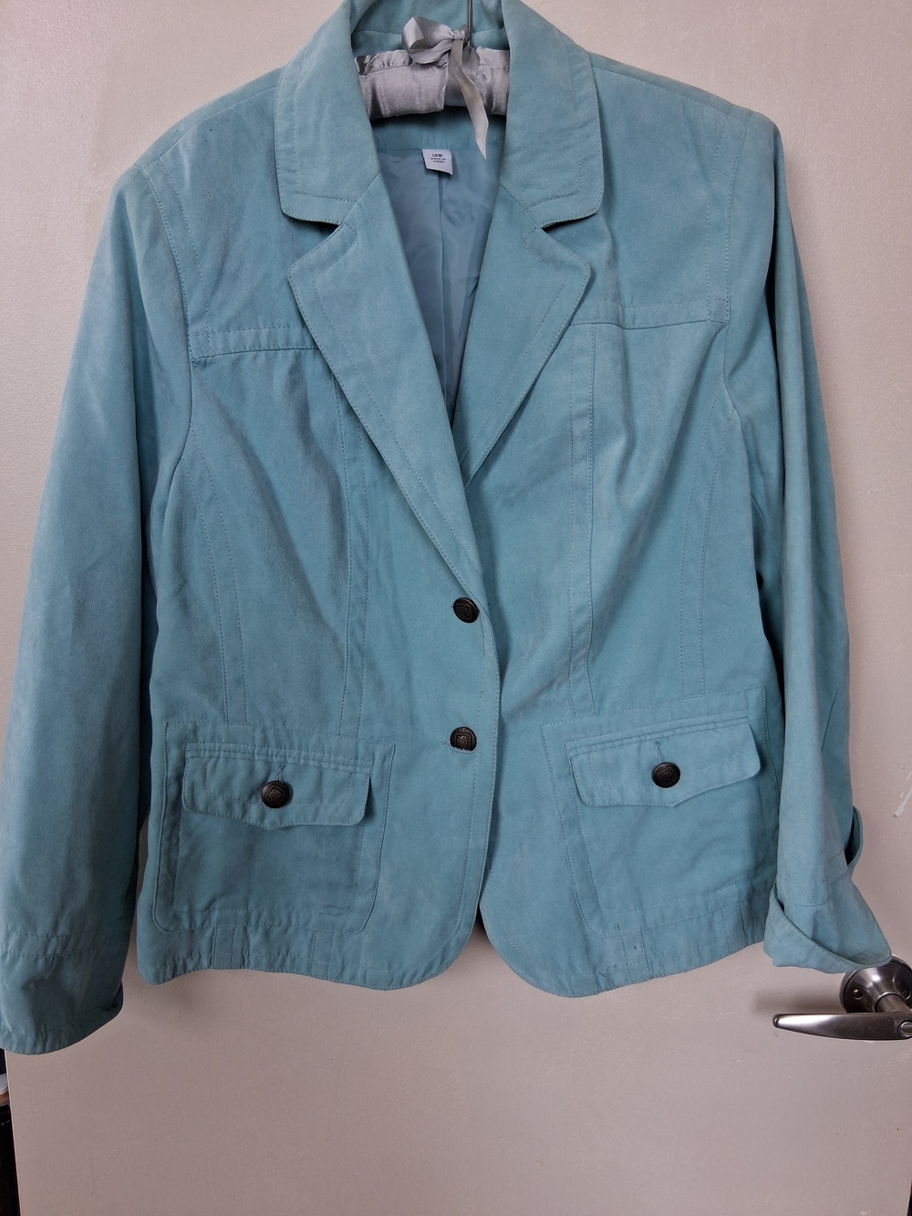 Women’s Teal Lightweight Blazer Jacket